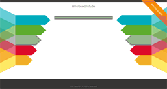 Desktop Screenshot of mr-research.de