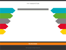 Tablet Screenshot of mr-research.de